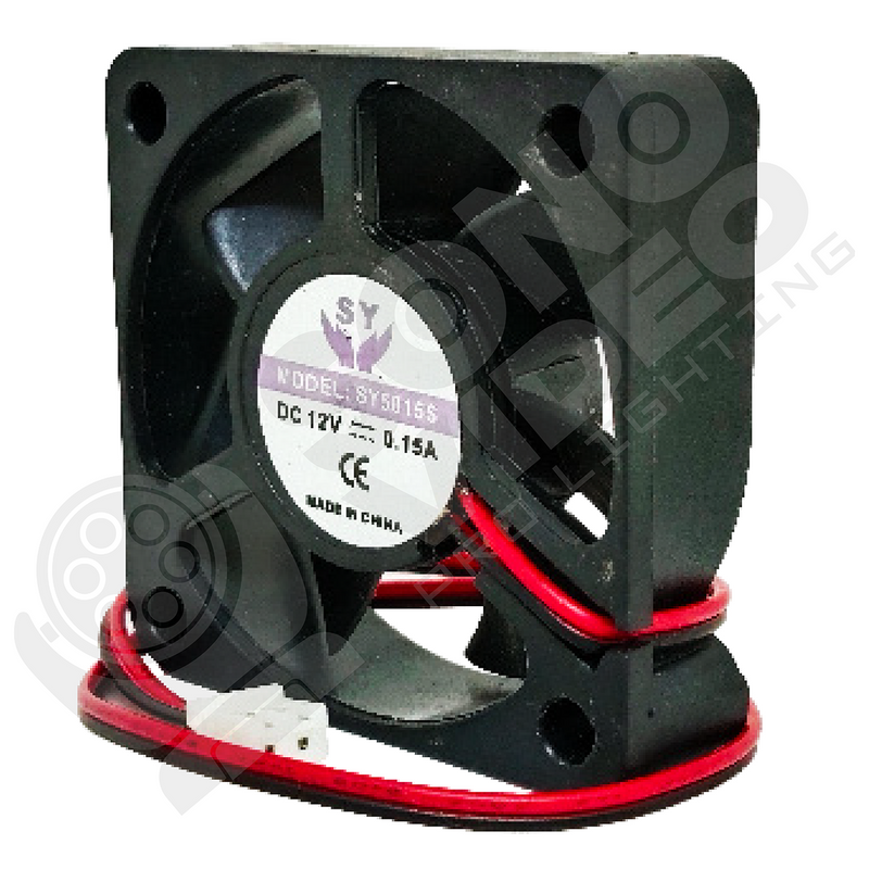 Ventilador para Cabeza Móvil 12V - 0.15A / 5x5cm
