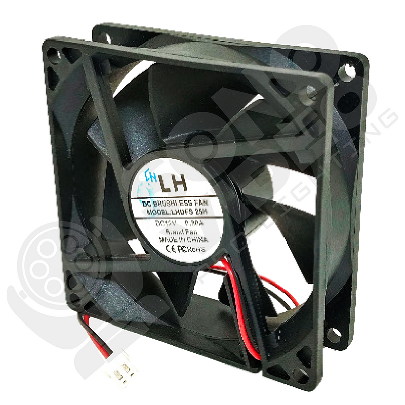 Ventilador para Cabeza Móvil 12V - 0.30A / 8x8cm