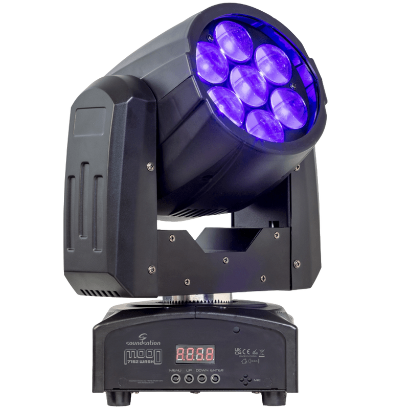 Cabeza Móvil Beam Wash 7x15 RGBW+Zoom - EUHOLA715XL