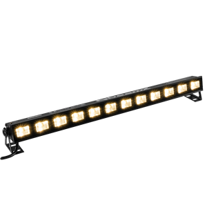 Barra LED 12x3 W 2 en 1 Luz Cálida+UV DMX - EQE213