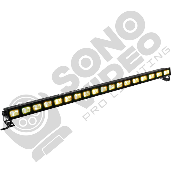 Barra LED 18X3 W 2 en 1 Luz Cálida + UV DMX - EQE183D