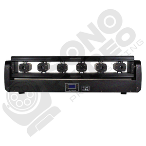 Barra Láser 6x500w RGB full láser con led Strip