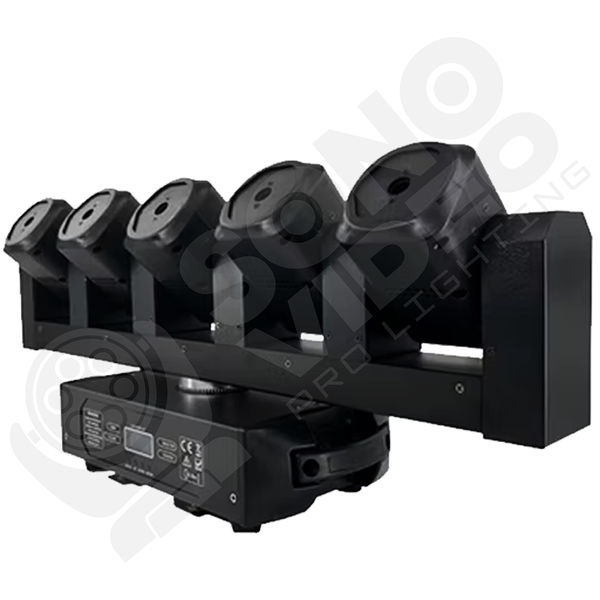 Barra de 5 Cabezas Movible RGB Independiente + Cordador Ámbar - SV551