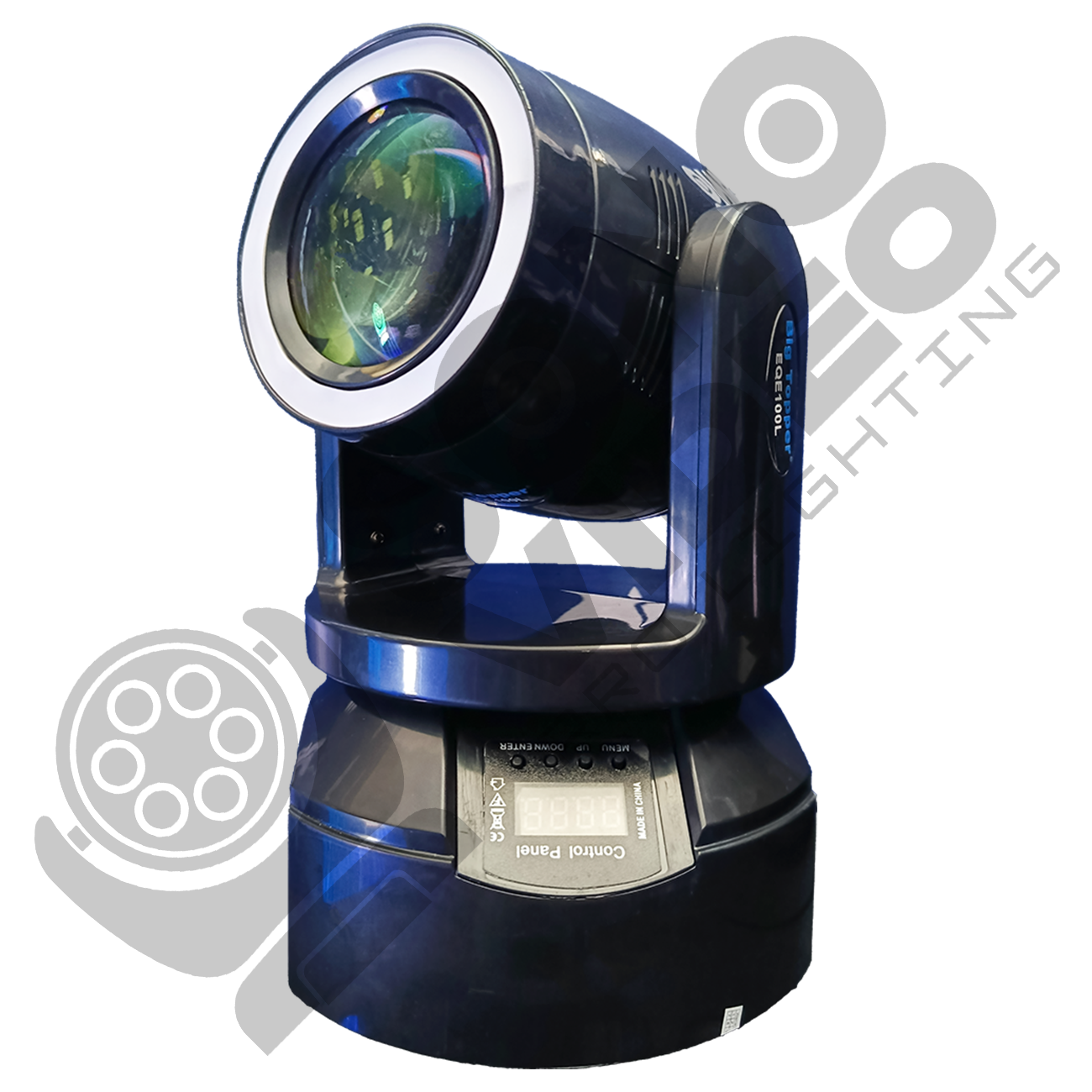 Beam 100W con Aro LED Clamps 18 Prismas y Efecto Arco Iris - Gallery 1