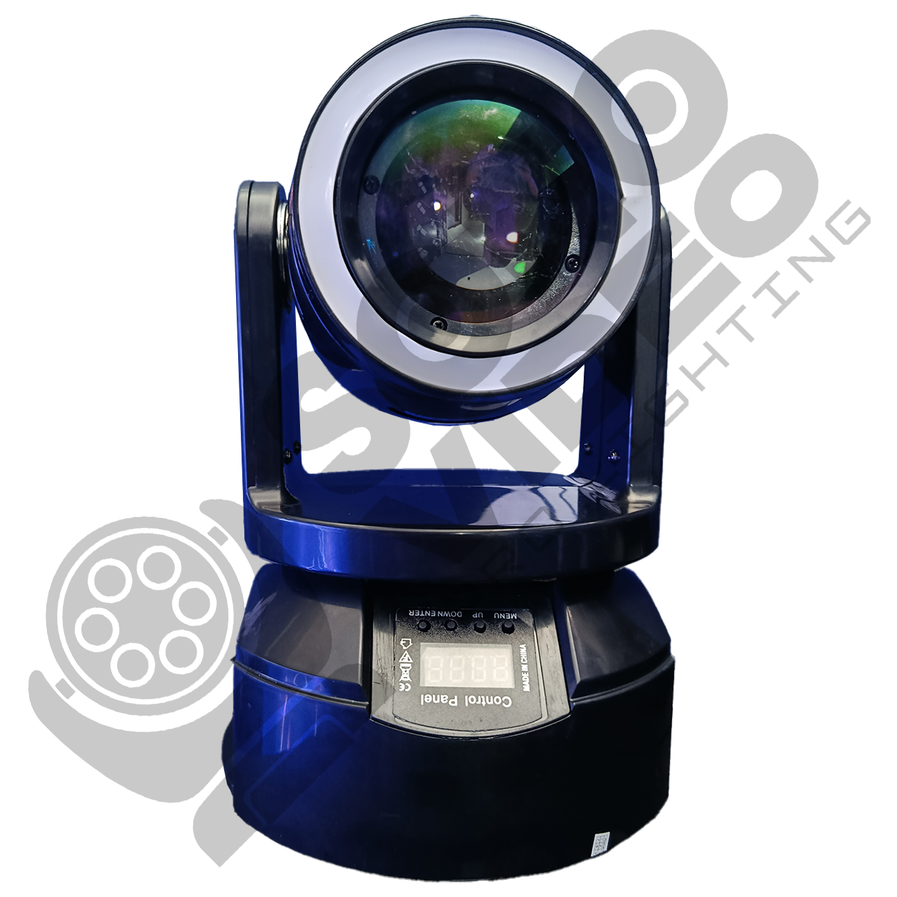Beam 100W con Aro LED Clamps 18 Prismas y Efecto Arco Iris - Gallery 3
