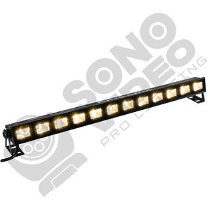 Barra LED 12x3 W 2 en 1 Luz Cálida + UV DMX