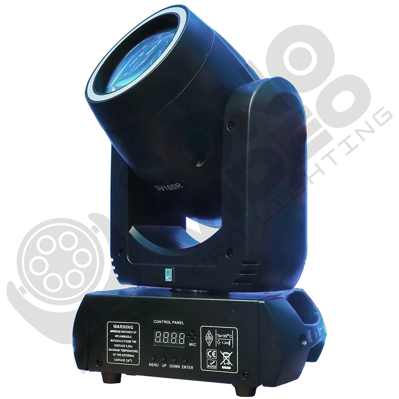 Cabeza Móvil Beam 180 + Aro LED
