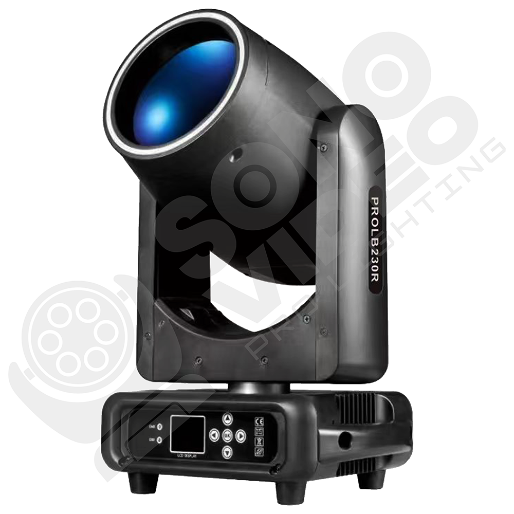 Cabeza Móvil Beam 230W con Aro LED + Clamps - PROLB230R - Gallery 1