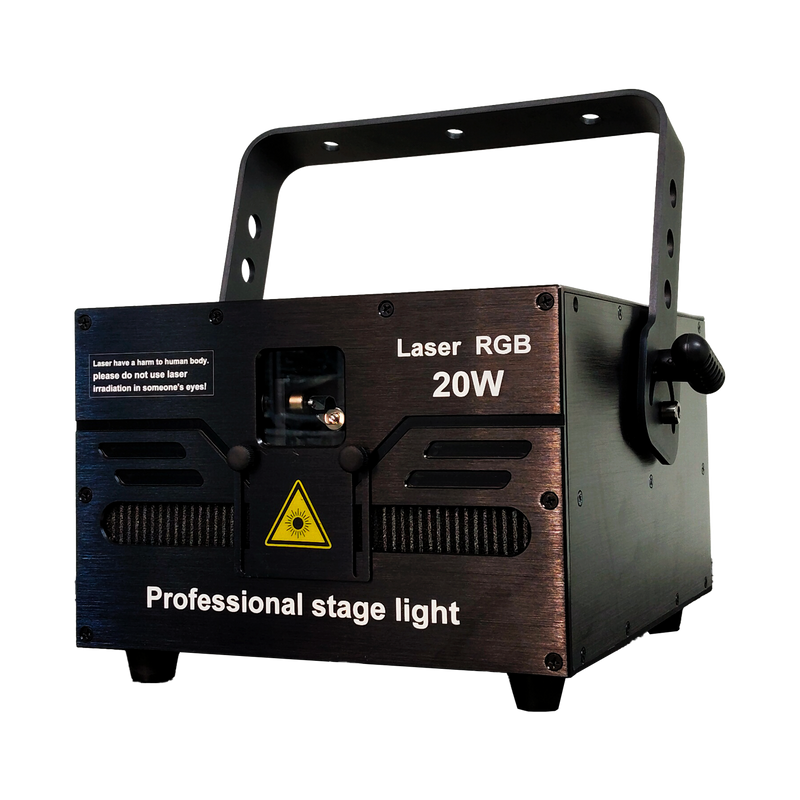 Láser 20W RGB+ilda+APP - SVM120