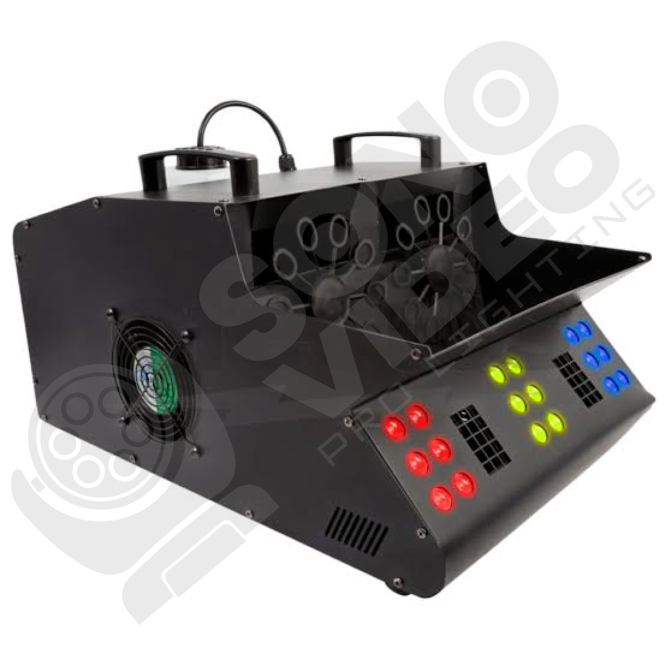 Máquina de Burbuja grande 3 en 1 + Humo + LED - Gallery 1