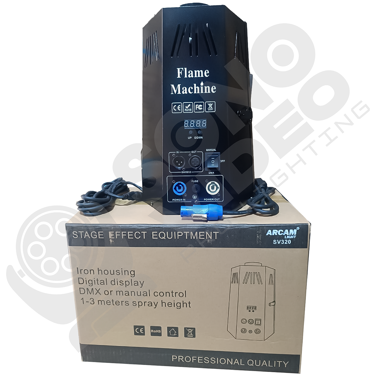 Máquina de Fuego de 1 salida DMX Display - Gallery 2