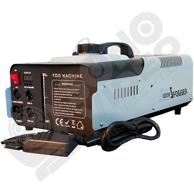 Máquina de humo 1800W DMX