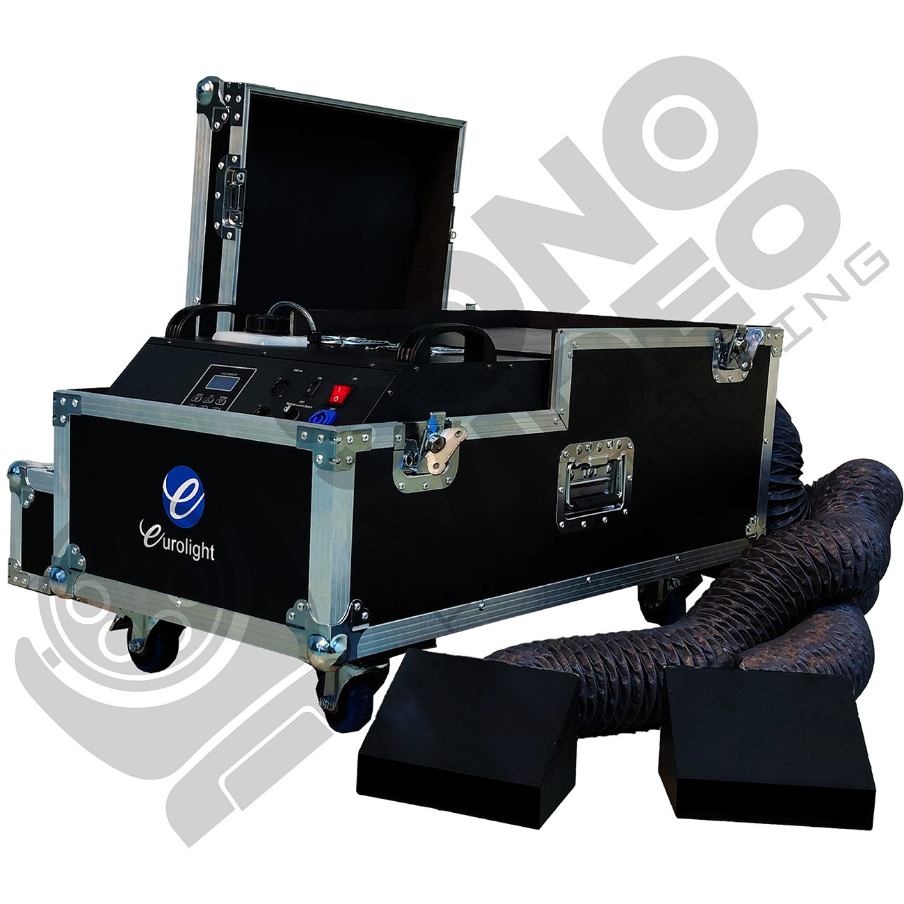 Máquina de humo Bajo Neblinera 3000W con doble manguera - Gallery 1