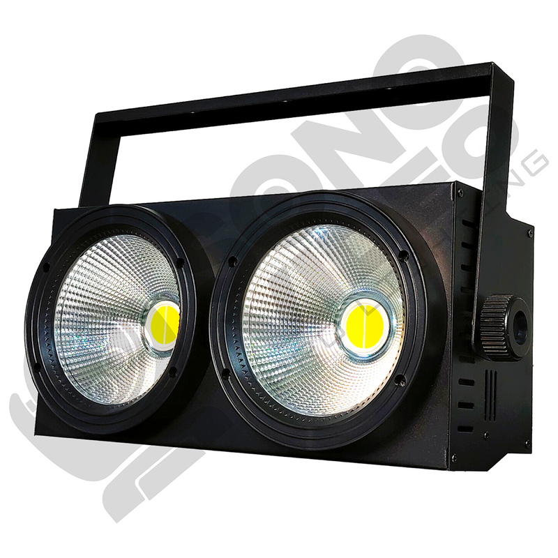Mini Brut Dual 2x100W Luz Cálida + Fría con Aro LED