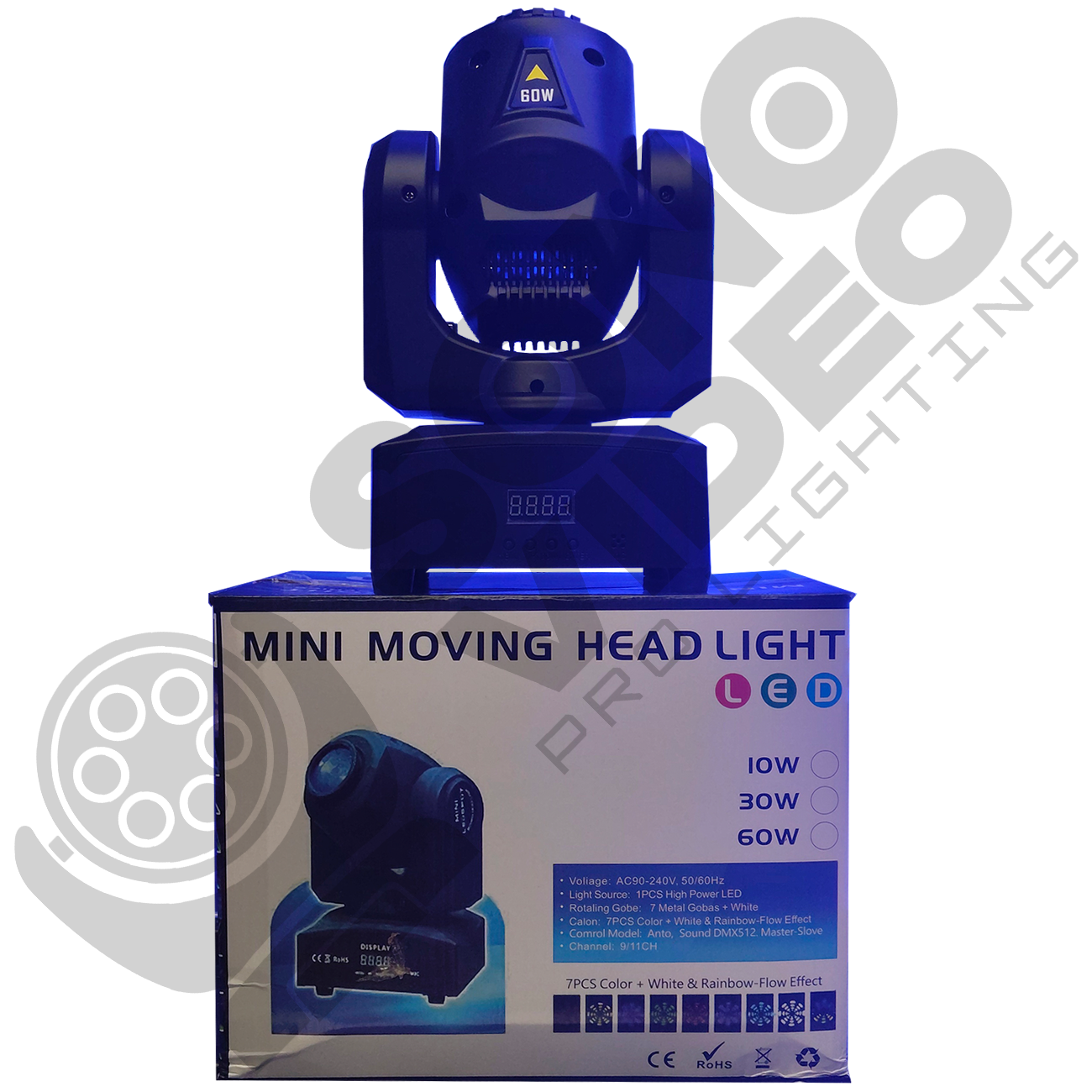 Mini Cabeza Móvil Spot 60W - SV60 - Gallery 3