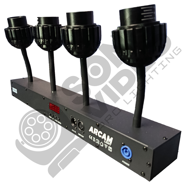 Barra Pin Spot 4x20W con Zoom Regulable - SVPINSPOT420 - Secondary