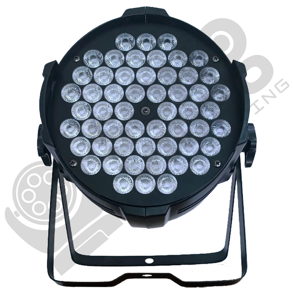 Tacho Par led 54x3W RGB 3 en 1 (mica negra) Powercon - Secondary