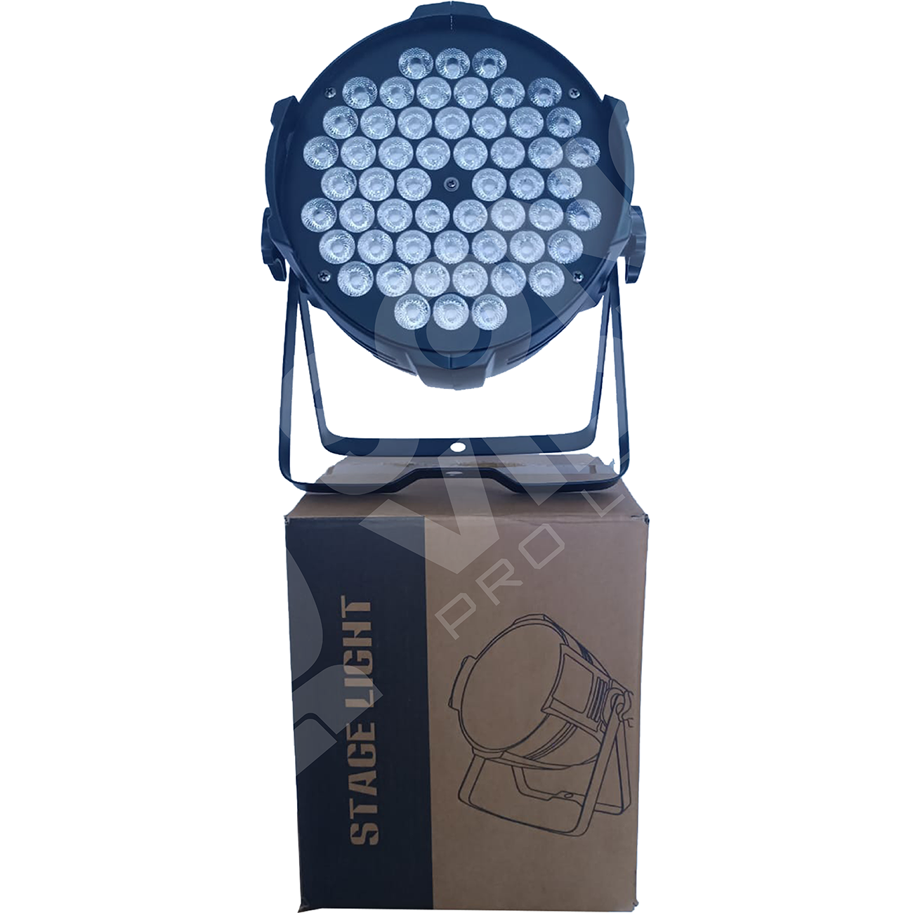 Tacho Par led 54x3W RGB 3 en 1 (mica negra) Powercon - Gallery 4