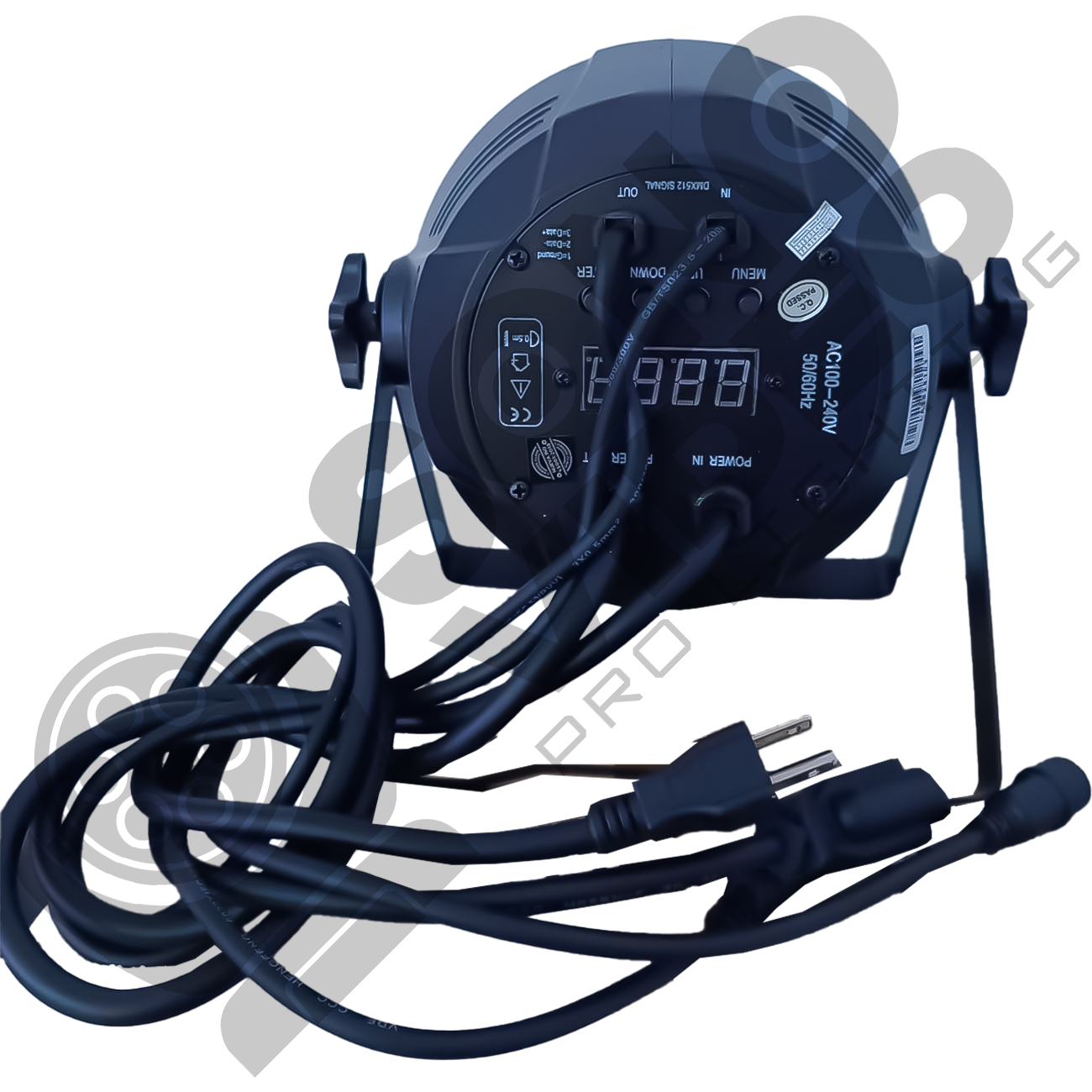 Tacho Par led 54x3W RGB 3 en 1 con Cable - Gallery 2