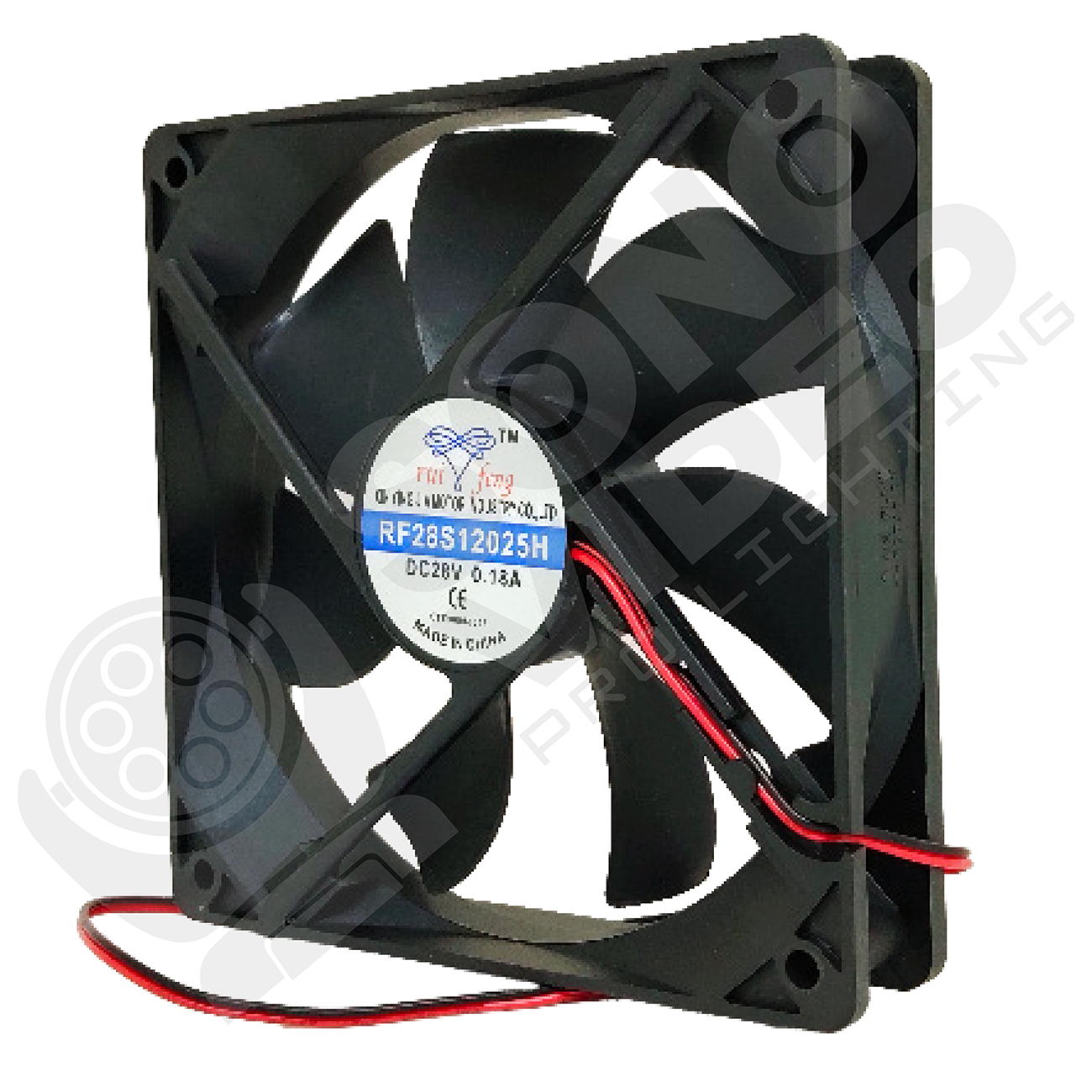 Ventilador para Cabeza Móvil 12V - 0.15A / 5x5cm - Gallery 1